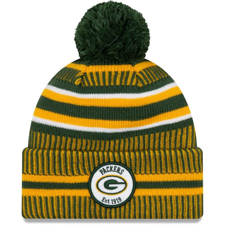 Green Bay Packers Knit Hats 2024 Football Accessories