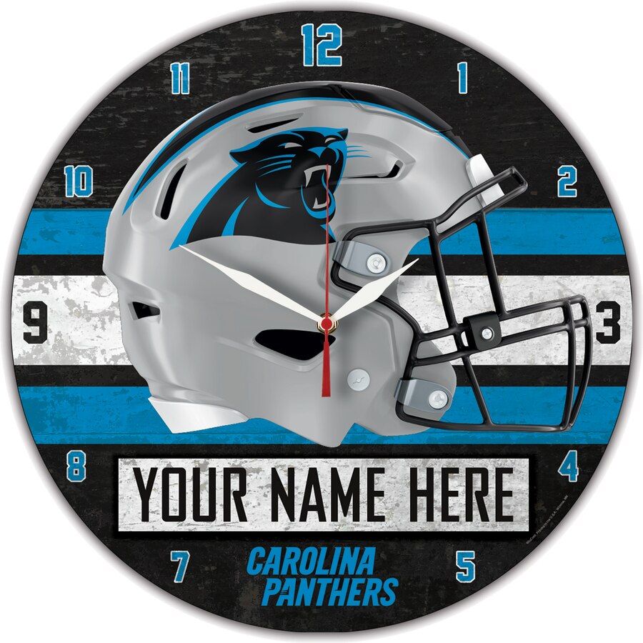 Carolina Panthers Clock