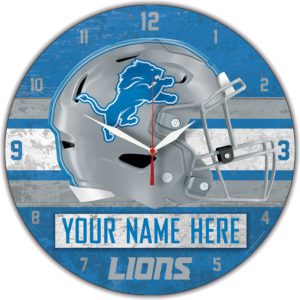 Detroit Lions Wall Clocks