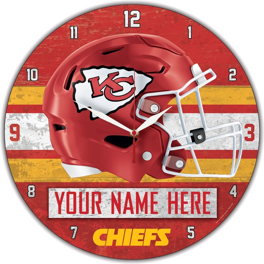 Kansas City Chiefs Clocks