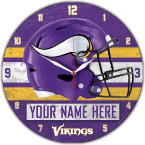 Minnesota Vikings Wall Clocks