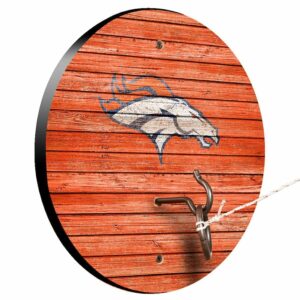 Denver Broncos Weathered Design Hook And Ring Game