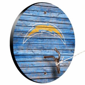 Los Angeles Chargers Weathered Design Hook And Ring Game